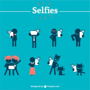 des-silhouettes-de-personnes-prenant-selfies_23-2147494730
